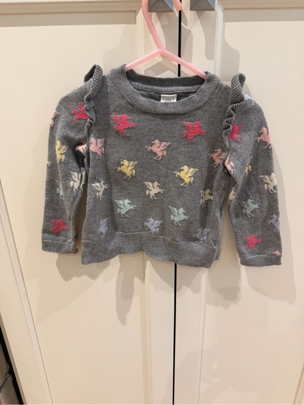 Baby gap 18-24m rainbow unicorn sweater